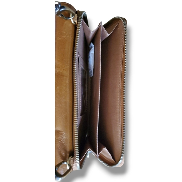 NWT Hobo Rubie Distressed Leather Crossbody Bag - Picture 6 of 11